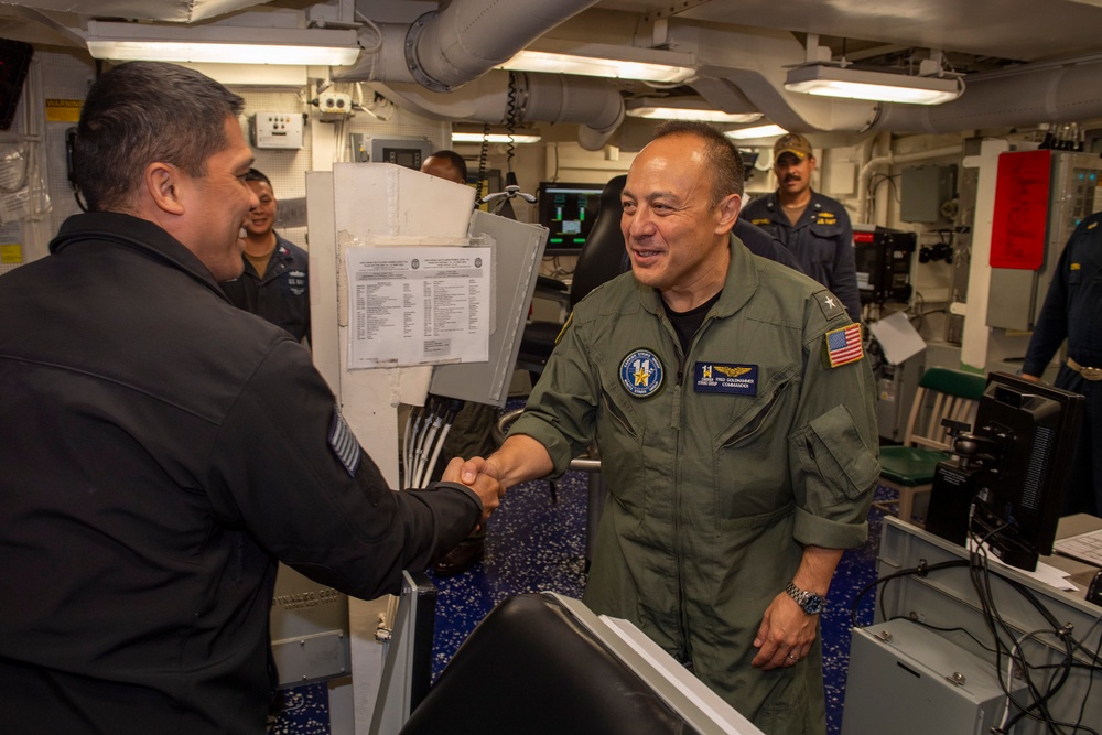 Admiral Visits Sailors