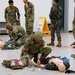 U.S. Soldiers and Republic of Korea army soldiers conduct medical field training exercises.