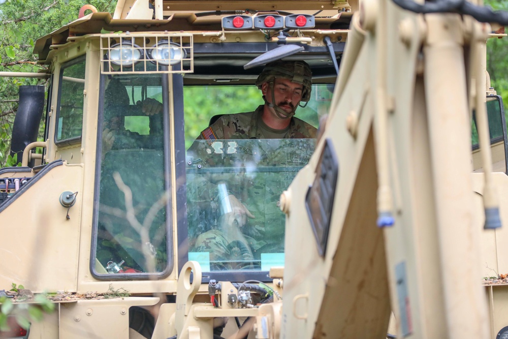239th Brigade Engineer Battalion Excavation Operations