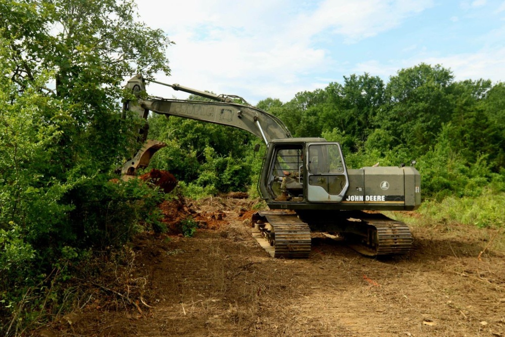 239th Brigade Engineer Battalion Excavation Operations