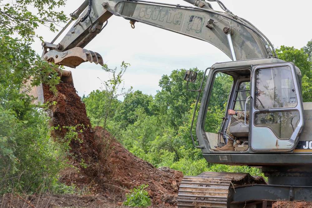 239th Brigade Engineer Battalion Excavation Operations