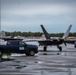 F-22 Raptors assigned to JBER conduct aerial maneuvers during exercise Tropic Tundra