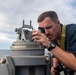 Sailor stands watch