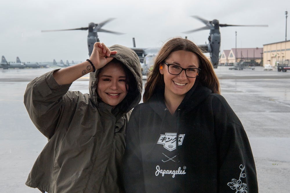 353 SOW showcases CV-22 Osprey to AFSOC spouses