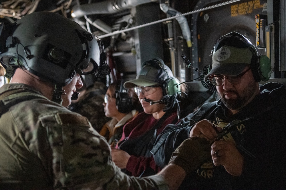 353 SOW showcases CV-22 Osprey to AFSOC spouses