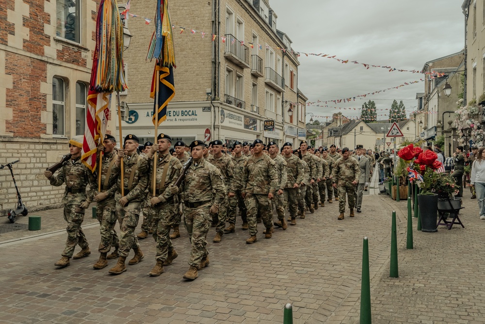 Screaming Eagles Support Cabbage Patch and Signal Monument Ceremonies During D-Day 81