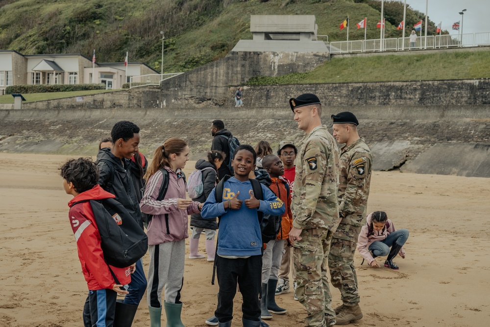 101st Soldiers Explore Normandy During D-Day 81