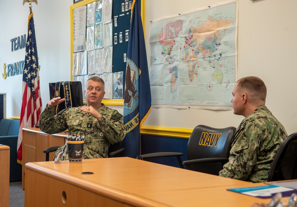Rear Adm. Waters Visits Navy Talent Acquisition Group Nashville