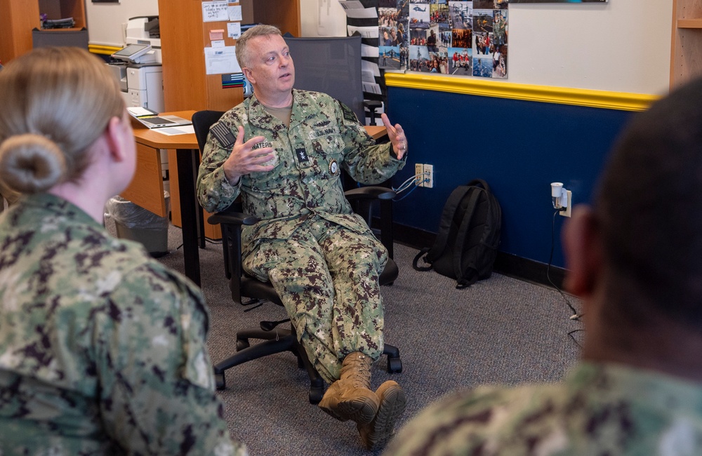 Rear Adm. Waters Visits Navy Talent Acquisition Group Nashville