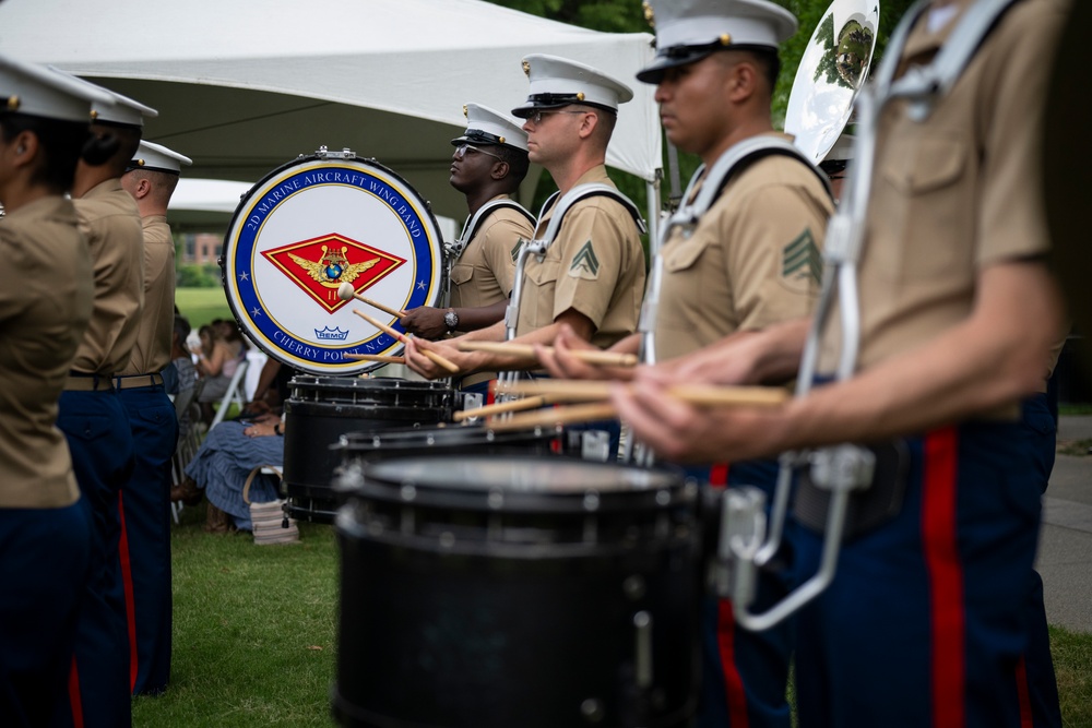 Marine Week Nashville; Cake cutting at Bicentennial Park