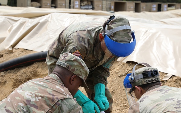 233rd QM CO establish Fuel System Supply Point (FSSP) at QLLEX