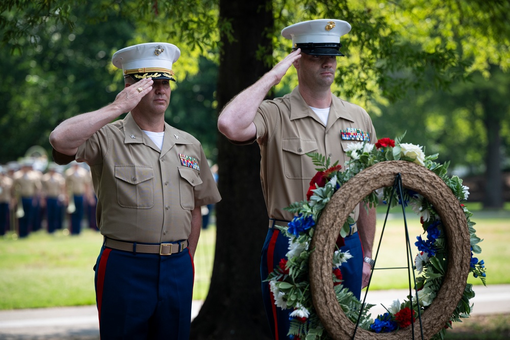Marine Week Nashville; Cake cutting at Bicentennial Park