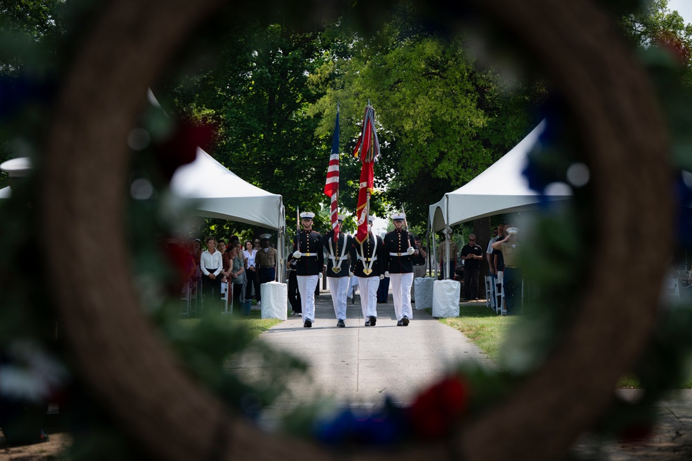 Marine Week Nashville; Cake cutting at Bicentennial Park