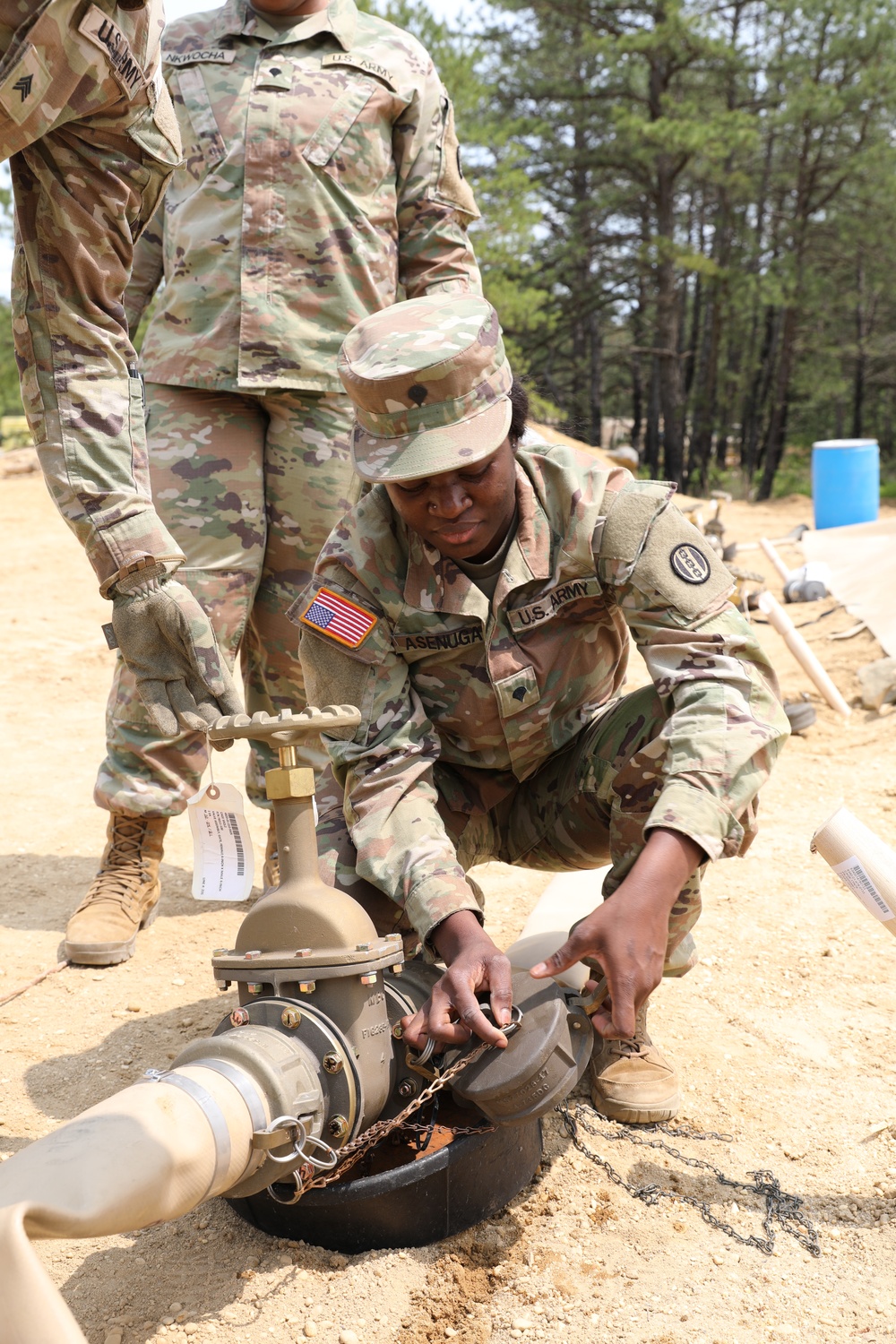 233rd QM CO establish Fuel System Supply Point (FSSP) at QLLEX
