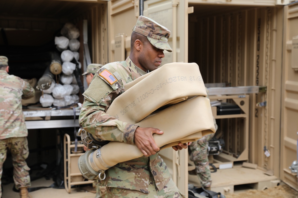 233rd QM CO establish fuel point at QLLEX