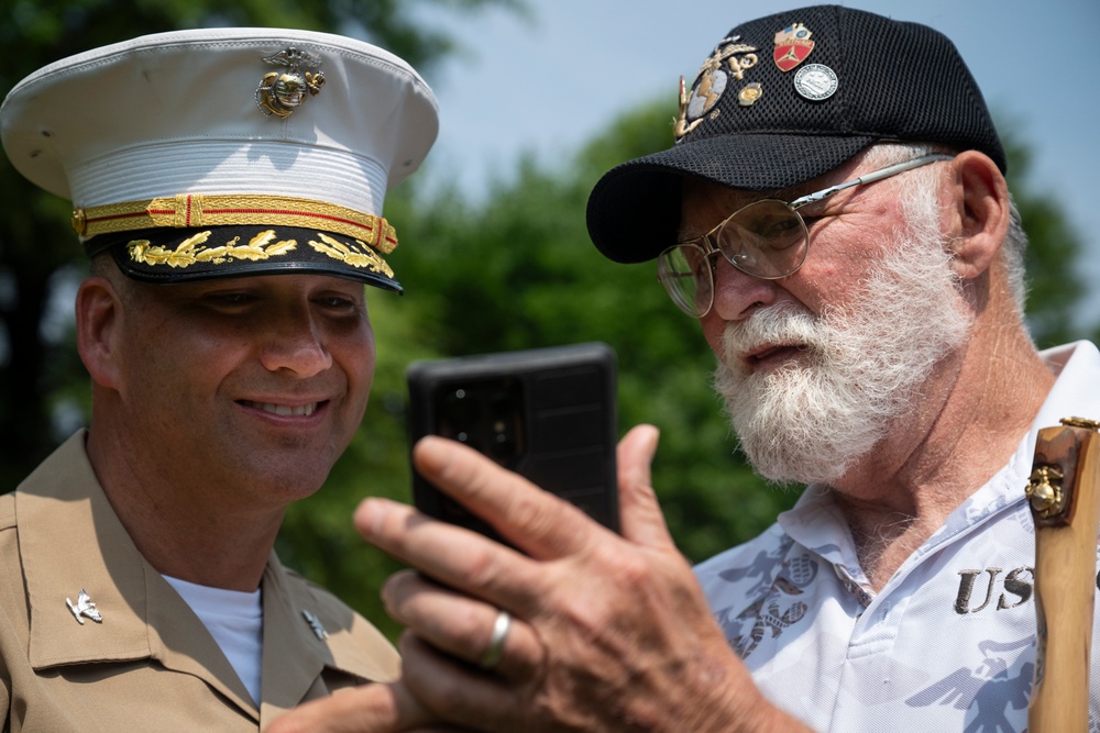 Marine Week Nashville; Cake cutting at Bicentennial Park