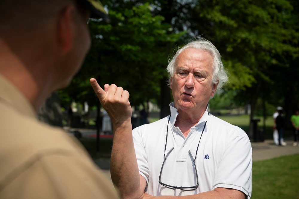 Marine Week Nashville; Cake cutting at Bicentennial Park