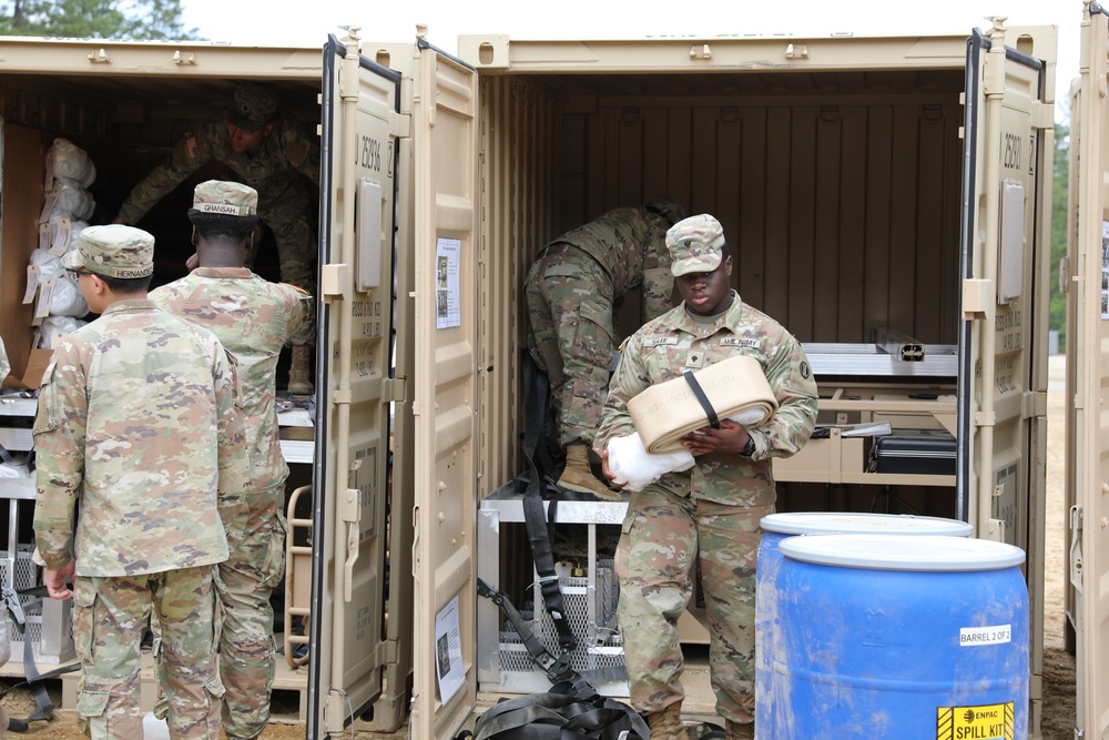 233rd QM CO establish Fuel System Supply Point (FSSP) at QLLEX