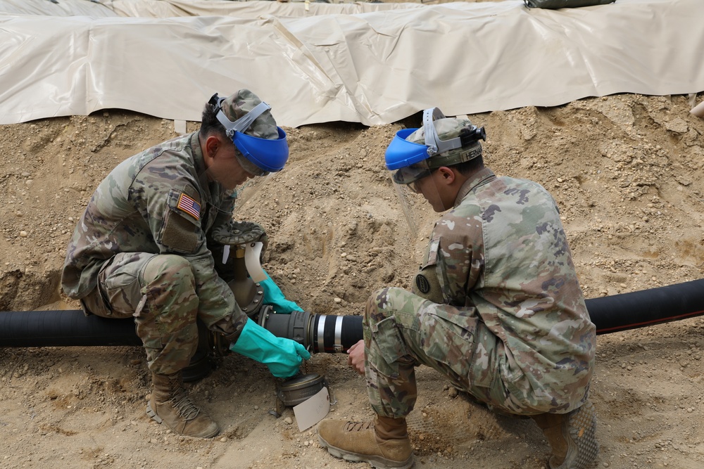 233rd QM CO establish Fuel System Supply Point (FSSP) at QLLEX