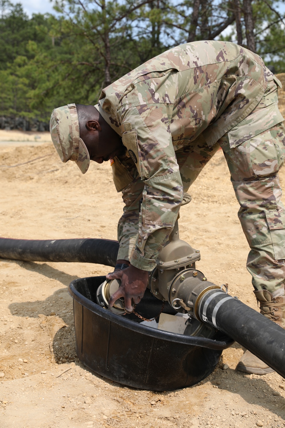 233rd QM CO establish Fuel System Supply Point (FSSP) at QLLEX