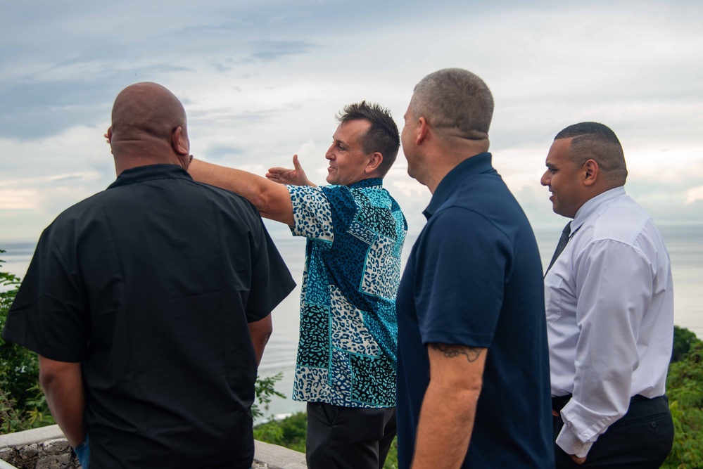 Joint Task Force - Micronesia commander hosts social event at Nimitz House for the Federated States of Micronesia Joint Committee Meeting