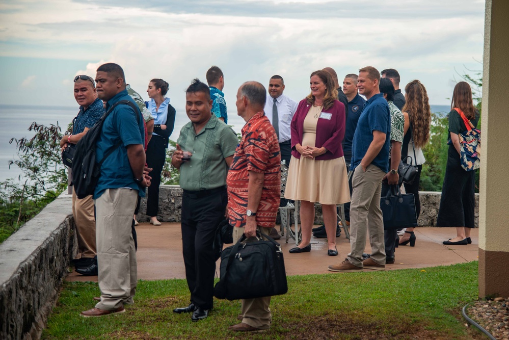 Joint Task Force - Micronesia commander hosts social event at Nimitz House for the Federated States of Micronesia Joint Committee Meeting