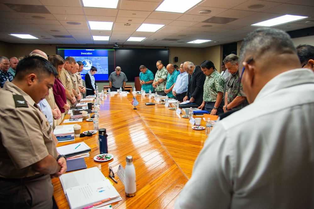 Federated States of Micronesia Joint Committee Meeting is held in Guam at Joint Region Marianas headquarters