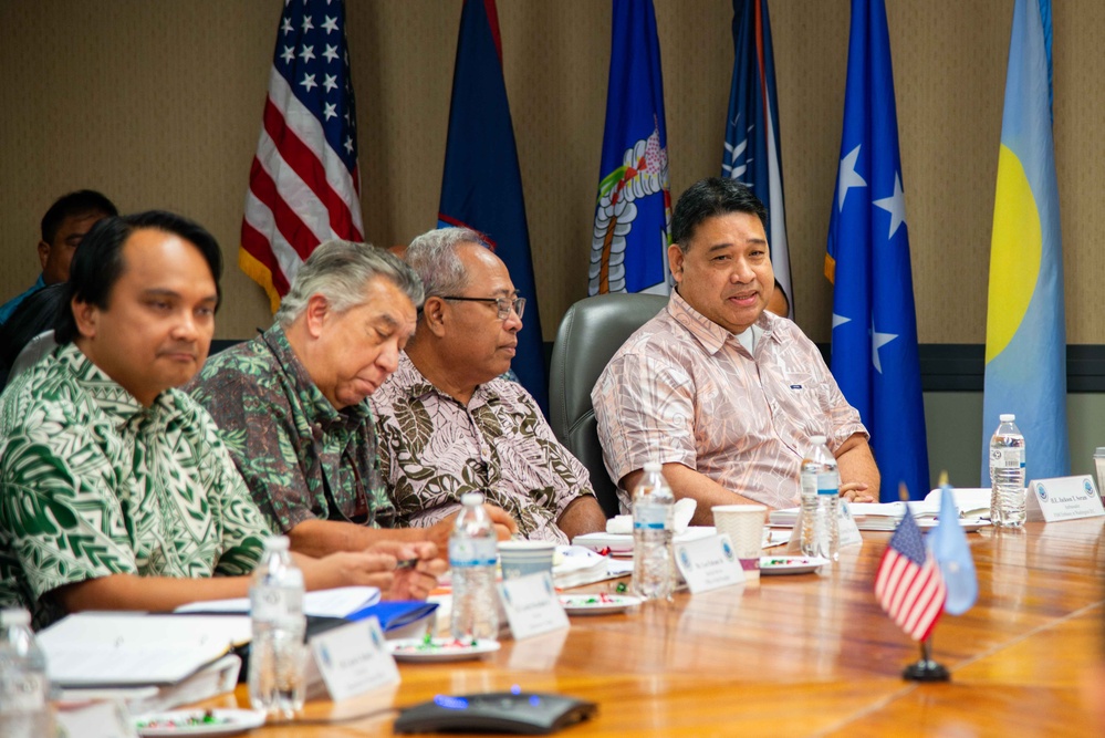 Federated States of Micronesia Joint Committee Meeting is held in Guam at Joint Region Marianas headquarters