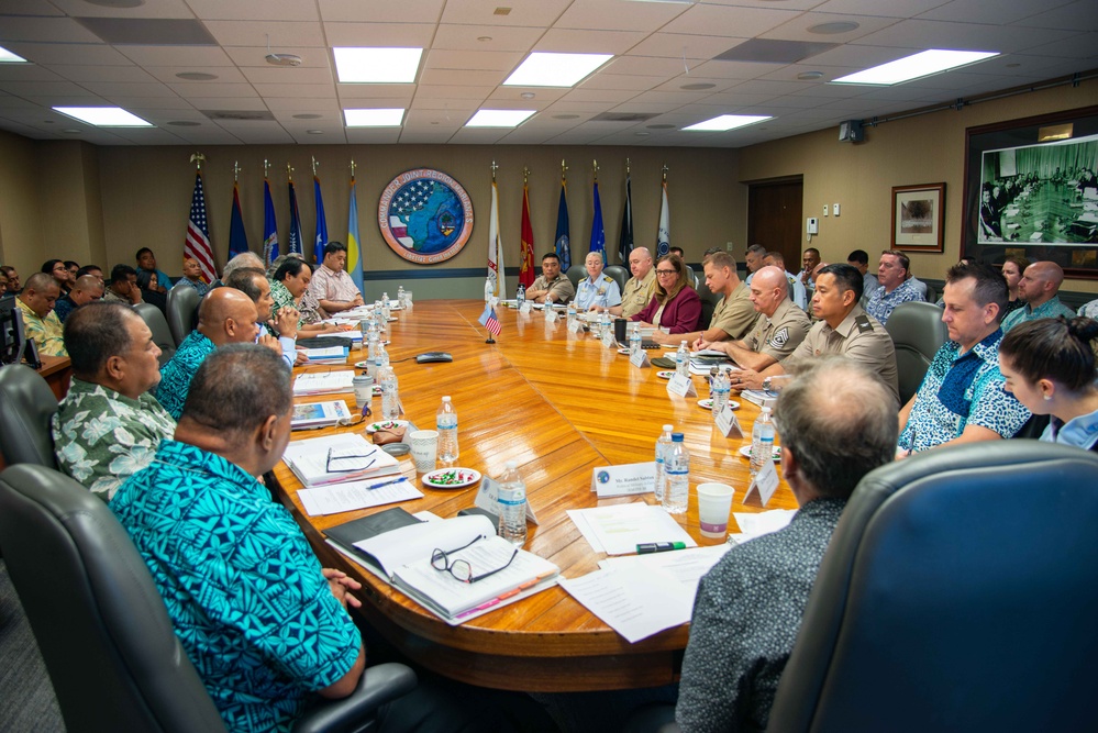 Federated States of Micronesia Joint Committee Meeting is held in Guam at Joint Region Marianas headquarters