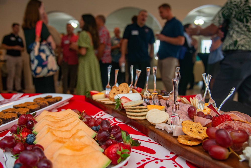Joint Task Force - Micronesia commander hosts social event at Nimitz House for the Federated States of Micronesia Joint Committee Meeting