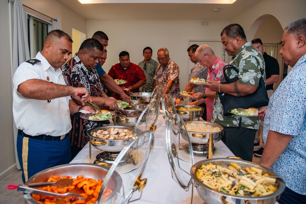 Joint Task Force - Micronesia commander hosts social event at Nimitz House for the Federated States of Micronesia Joint Committee Meeting