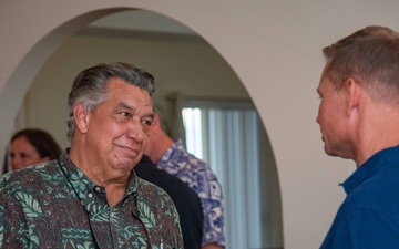 Joint Task Force - Micronesia commander hosts social event at Nimitz House for the Federated States of Micronesia Joint Committee Meeting