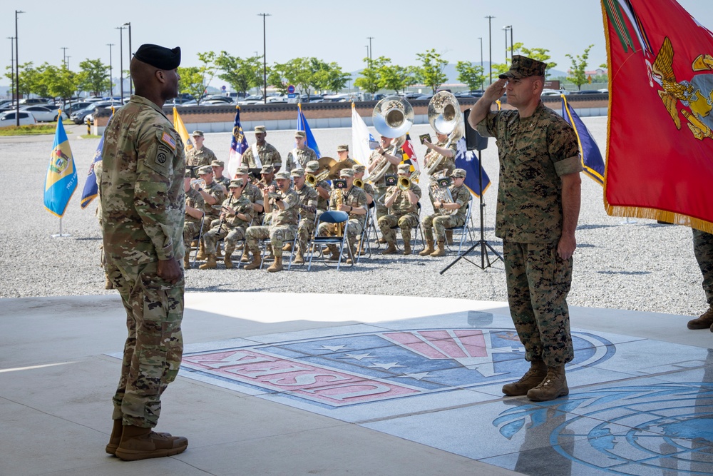 MARFORK Change of Command Ceremony