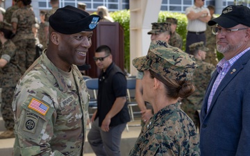 MARFORK Change of Command Ceremony