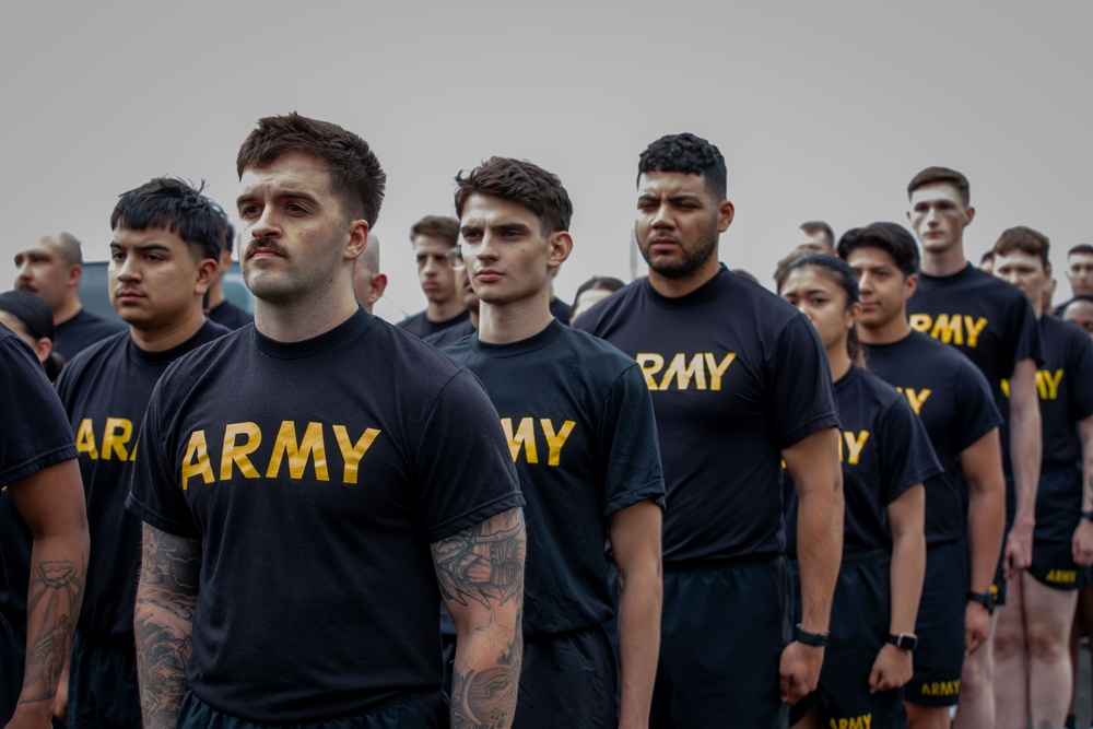 504th Military Police Battalion Leads Torch Run to Support Special Olympics