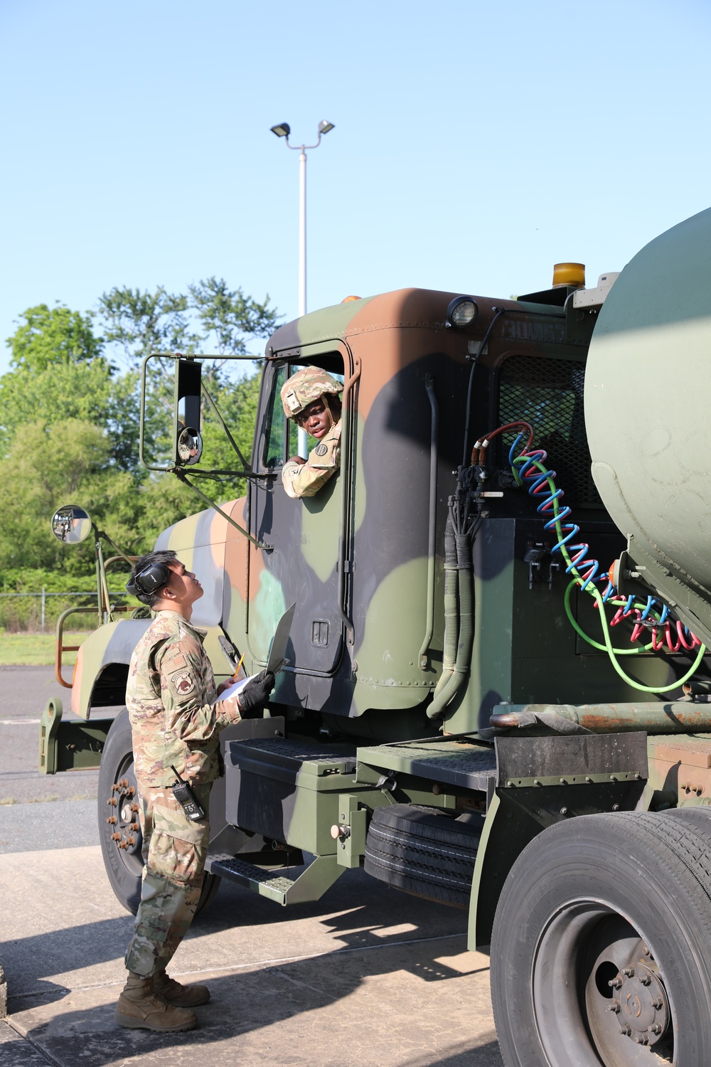 223rd Transportation Company Soldiers transport fuel at QLLEX