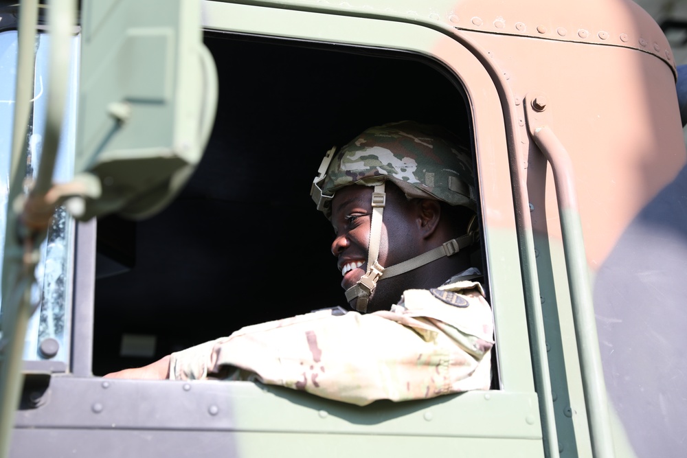 223rd Transportation Company Soldiers transport fuel at QLLEX