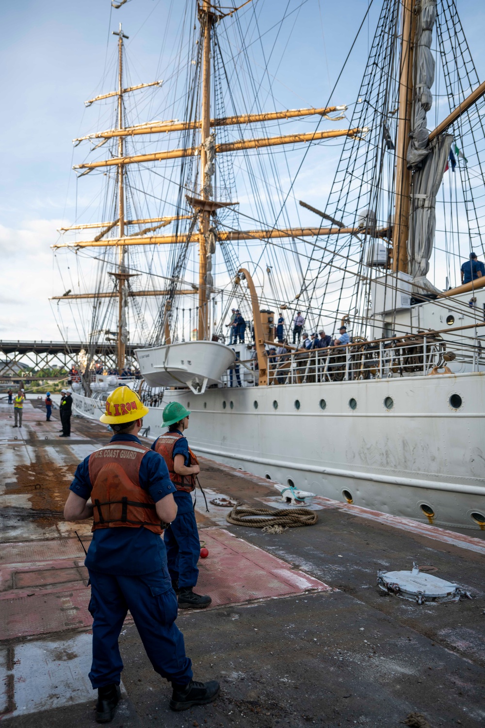USCG Cutter Eagle (WIX 327) arrives for Portland Fleet Week