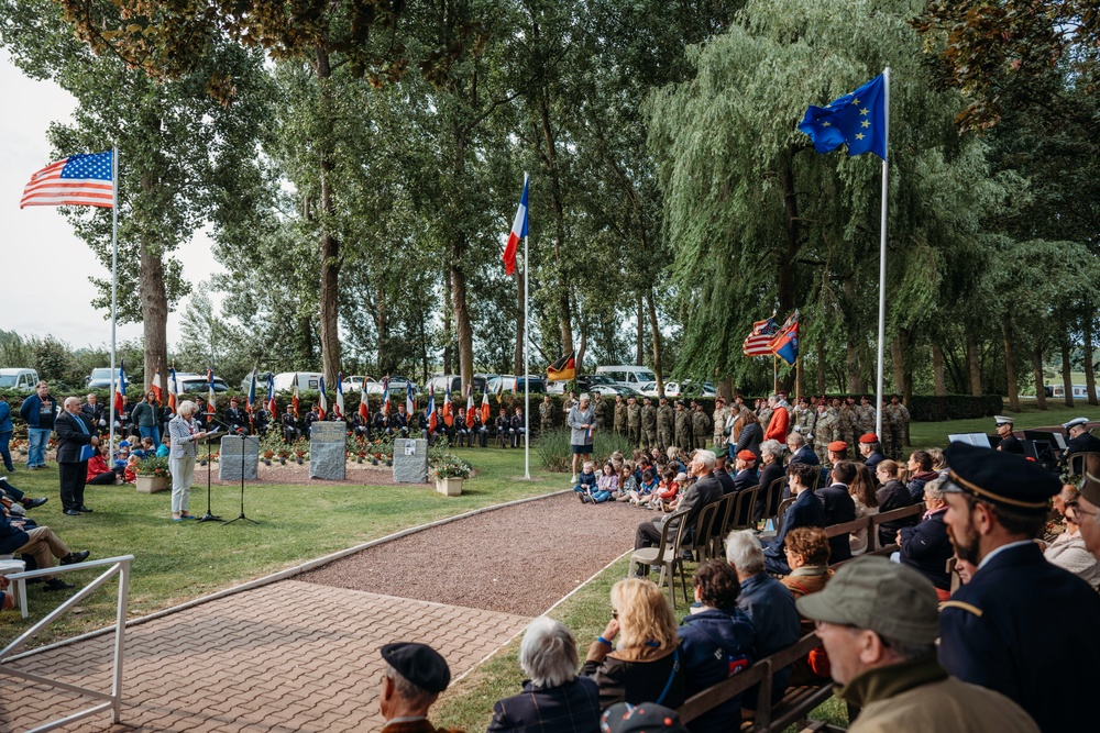 Rex Combs Monument Ceremony Commemorates D-Day Anniversary