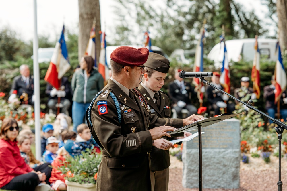Rex Combs Monument Ceremony Commemorates D-Day Anniversary