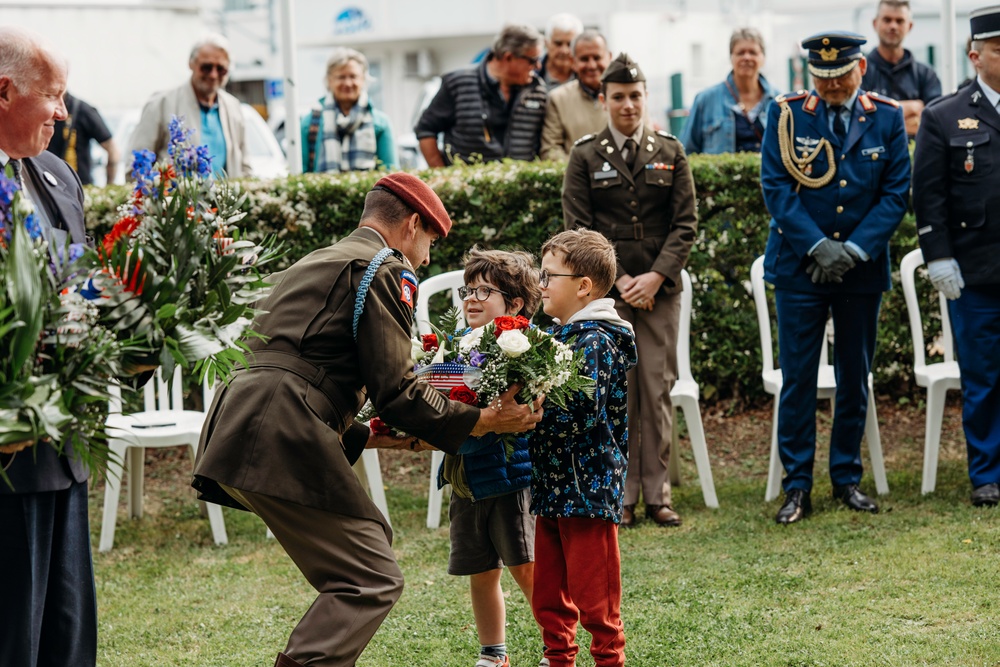 Rex Combs Monument Ceremony Commemorates D-Day Anniversary