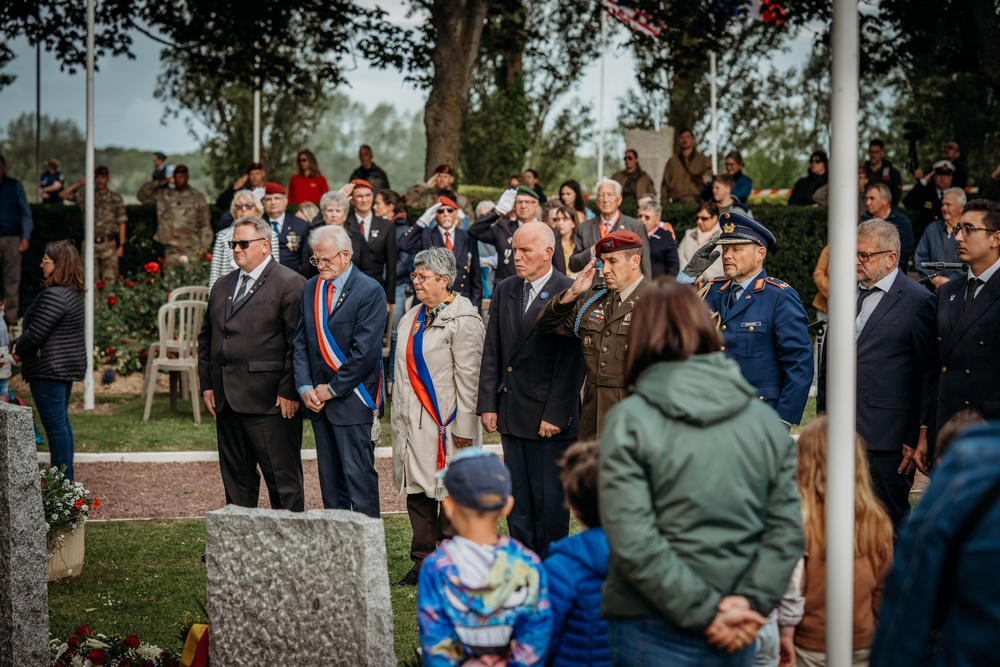 Rex Combs Monument Ceremony Commemorates D-Day Anniversary