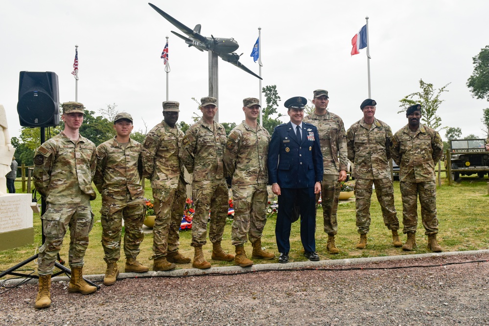Honoring history at the USAF monument in Picauville