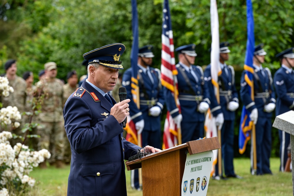 Remembering sacrifice at the C-47 Memorial Garden