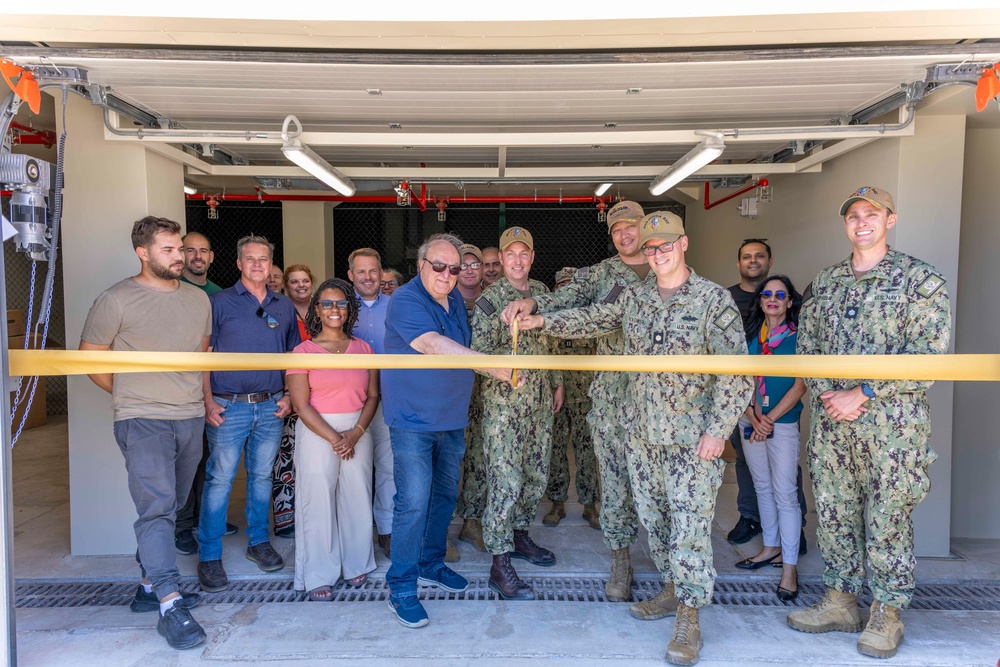 Ribbon Cutting Ceremony for Building 87 onboard NSA Souda Bay
