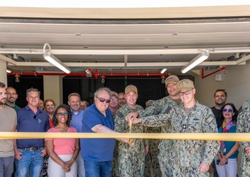 Ribbon Cutting Celebrates NAVSUP Upgrades at NSA Souda Bay