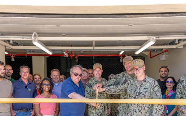 Ribbon Cutting Celebrates NAVSUP Upgrades at NSA Souda Bay