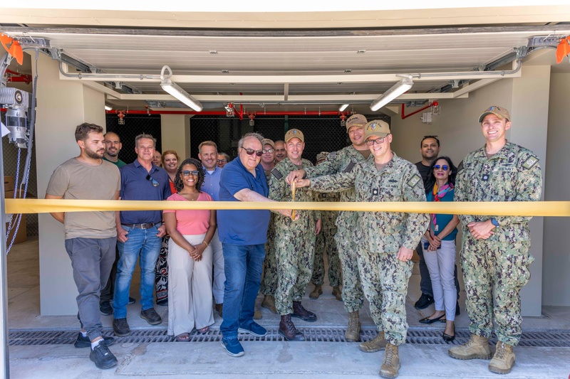Ribbon Cutting Celebrates NAVSUP Upgrades at NSA Souda Bay