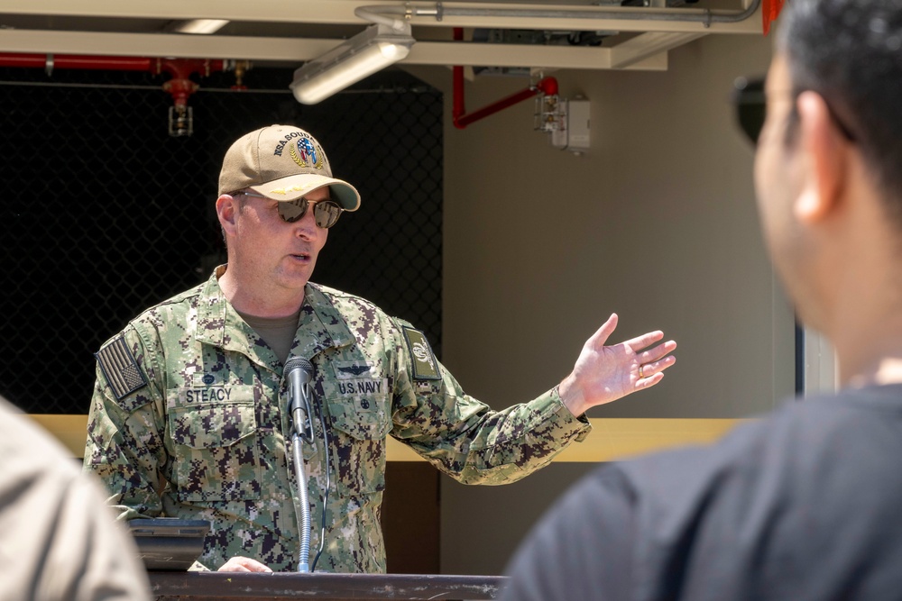 Ribbon Cutting Ceremony for Building 87 onboard NSA Souda Bay