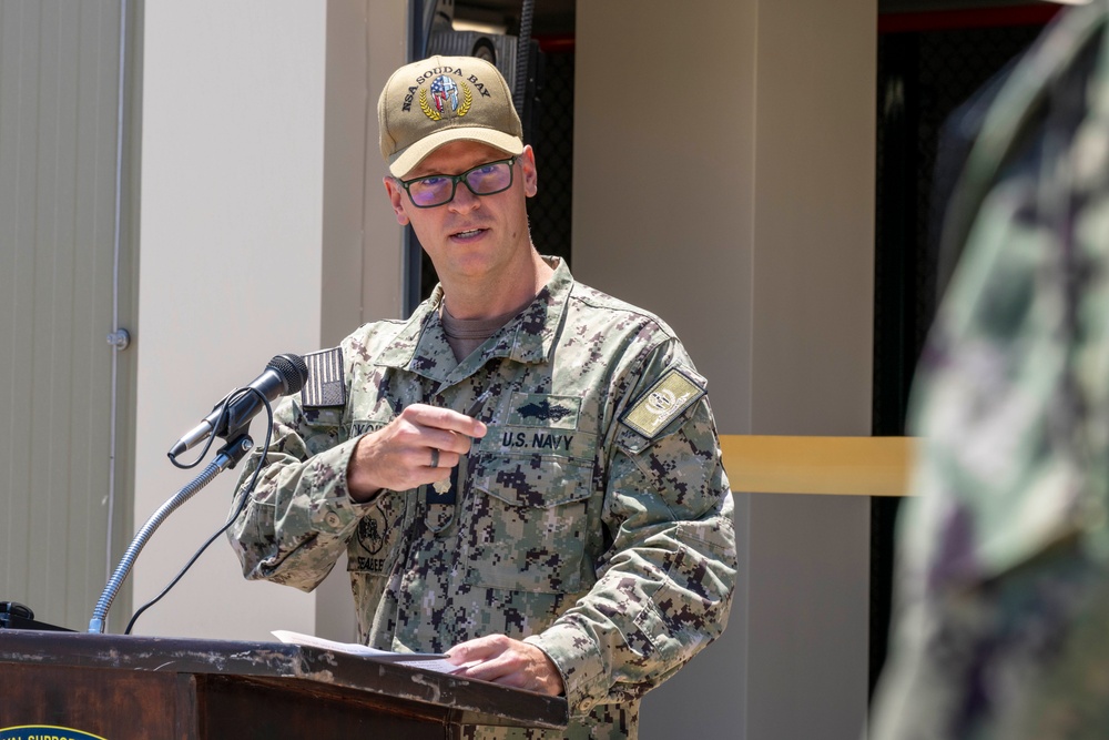 Ribbon Cutting Ceremony for Building 87 onboard NSA Souda Bay